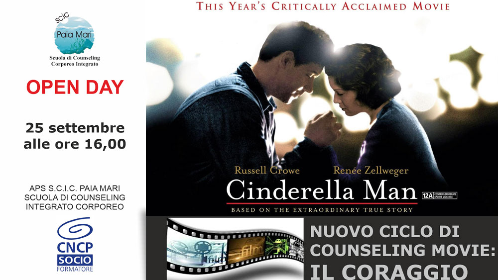 Per il ciclo COUNSELING MOVIE, APS S.C.I.C. PAIA MARI presenta: Cinderella Man 